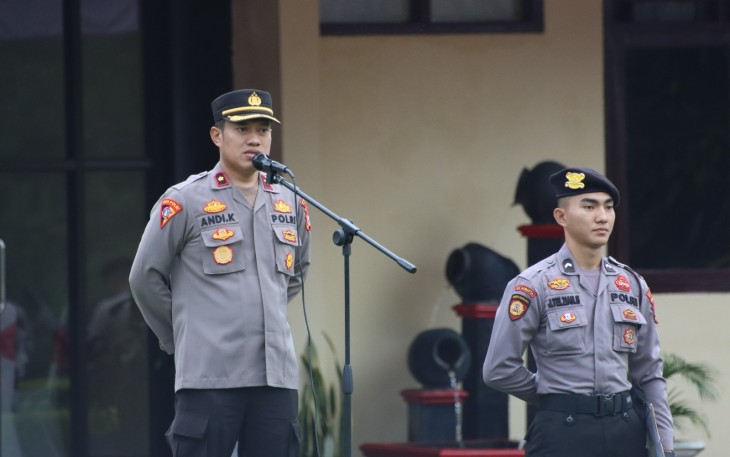 Gelar Apel Wakapolres Kepahiang Ingatkan Anggota Hindari Pelanggaran