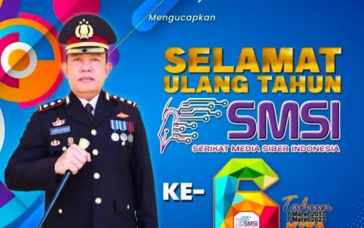Banner ucapan Kapolres Lebong