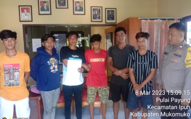 Polsek Mukomuko Selatan Damaikan Kasus Pengeroyokan
