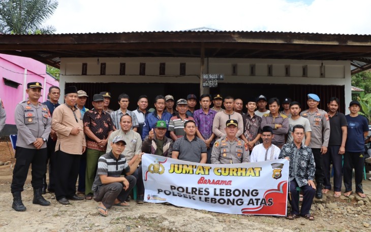 Polres Lebong dan Polsek Jajaran Kembali Gelar Jumat Curhat