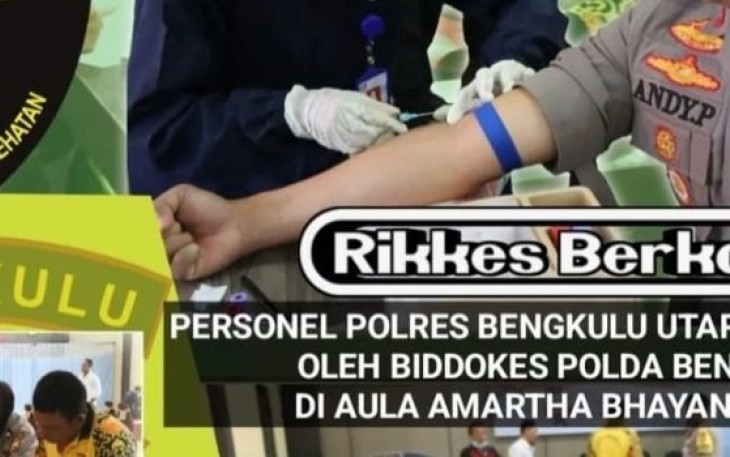 Biddokes Polda Bengkulu, Gelar Rikkes Personil Polres Bengkulu Utara