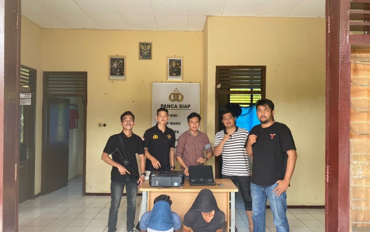 Gasak Laptop, Printer dan Tabung Gas, 2 Pria ini Diringkus Polsek Bermani Ilir Polres Kepahiang