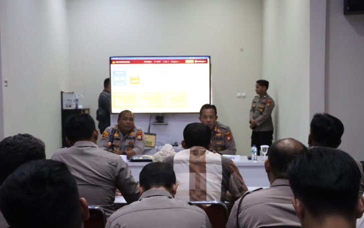 Polres Lebong Ikuti Asistensi dan Evaluasi Birorena Polda Bengkulu