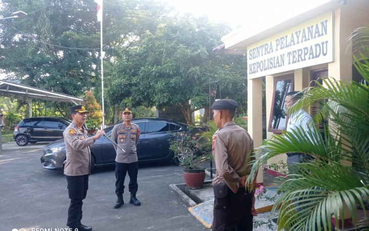 Cek Kesiapan Pelayanan Publik, Kapolresta Bengkulu Sidak Polsek Ratu Samban