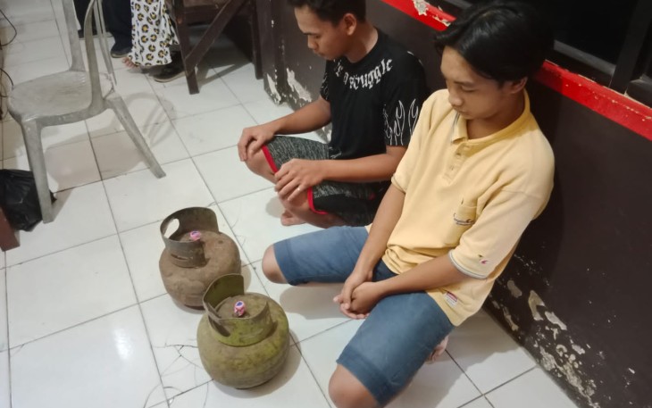 Pelaku pencurian Tabung Gas di ciduk Tim Opsnal Polsek Kampung Melayu