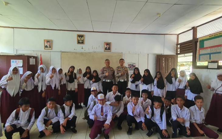 Sat Lantas Polres Mukomuko Lakukan Sosialisasi Tata Tertib Berlalu Lintas 