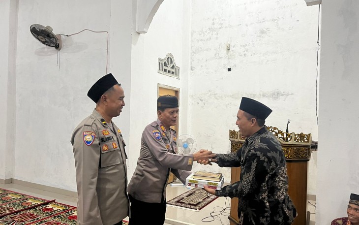 Polres BS Laksanakan Safari Ramadan di Masjid Al Bait 