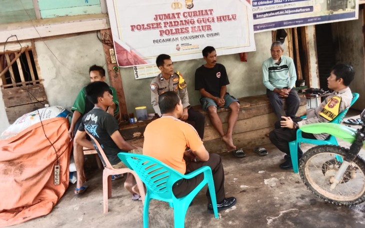 Polsek Padang Guci Hulu Gelar Jumat Curhat