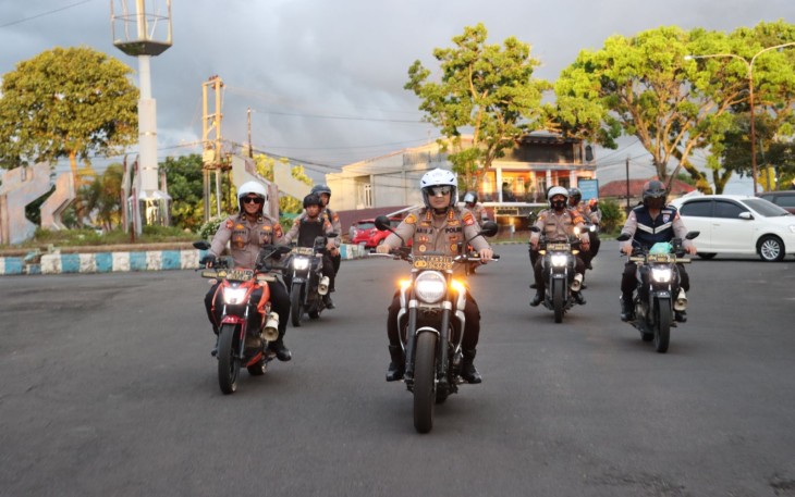 Kapolresta Patroli dan Cek Pasar Tumpah Ramadan di Kota Bengkulu