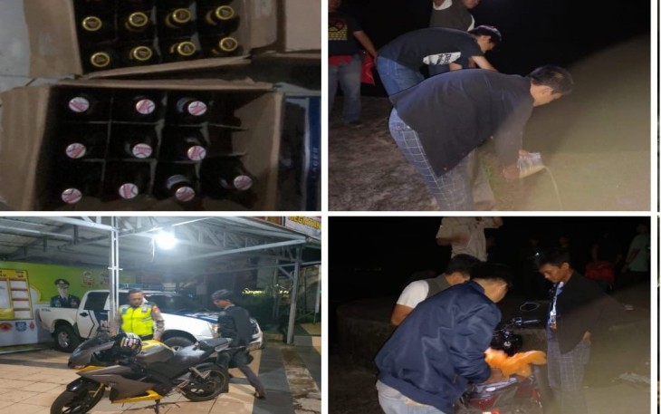 KRYD, Polresta Bengkulu Temukan 5 Pasangan Bukan Muhrim di Hotel, Sita Puluhan Miras