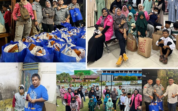Aksi Sosial FOIIN Bengkulu, Ajak Anak Yatim Bukber, Belanja di Mall dan Berikan Santunan ke Dhuafa