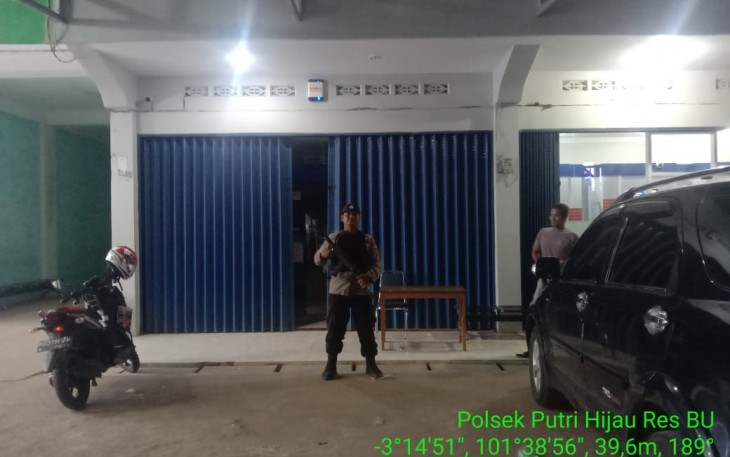  Polsek Putri Hijau Rutin Patroli Malam Untuk Cegah Terjadinya Tindak Kriminalitas