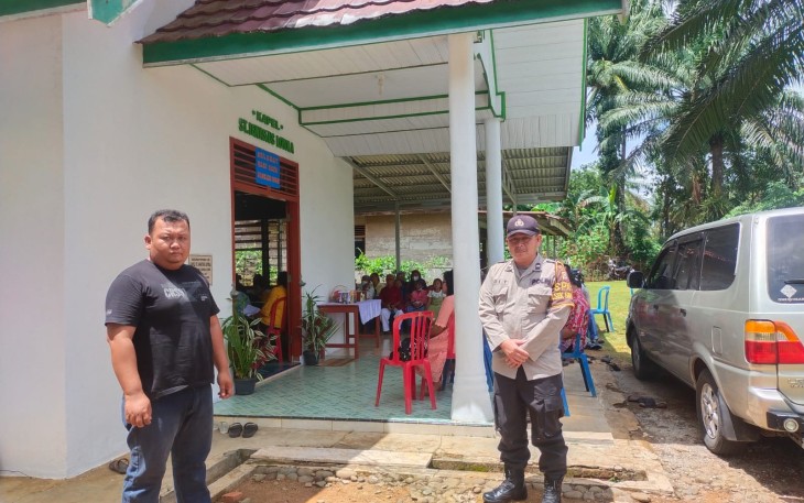 Polsek Giri Mulya Lakukan Pengamanan Agar Ibadah Paskah Aman dan Nyaman 