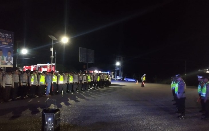 Polres Seluma Gelar Apel Pengamanan Malam Takbiran