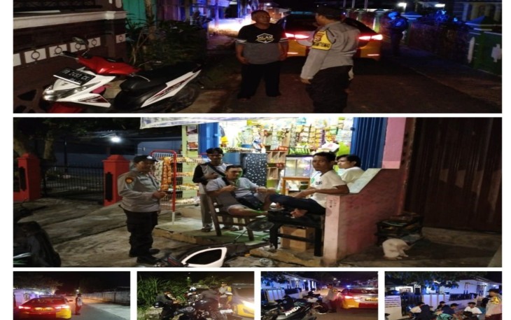 Ciptakan Kamtibmas Kondusif, Polsek Ratu Agung Patroli Malam