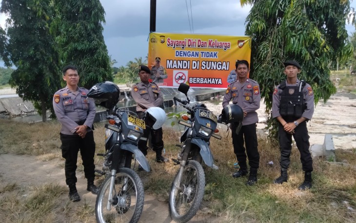 Polres Bengkulu Selatan, Kerahkan Personel Patroli Motor ke Lokasi Wisata di Seginim 
