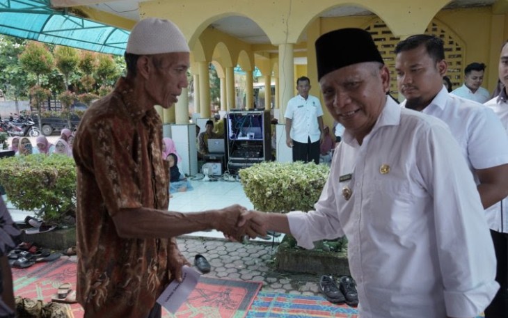 Bupati Asahan Pengajian Akbar di Masjid Istiqamah Pulau Rakyat