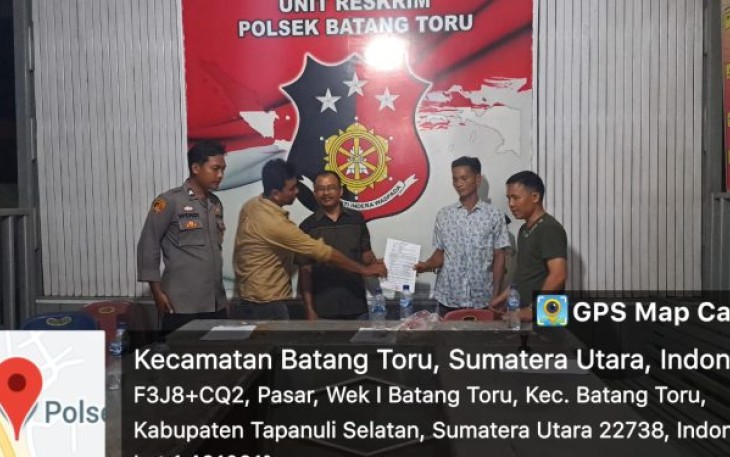 Polsek Batang Toru Damaikan Kasus Pengancaman 