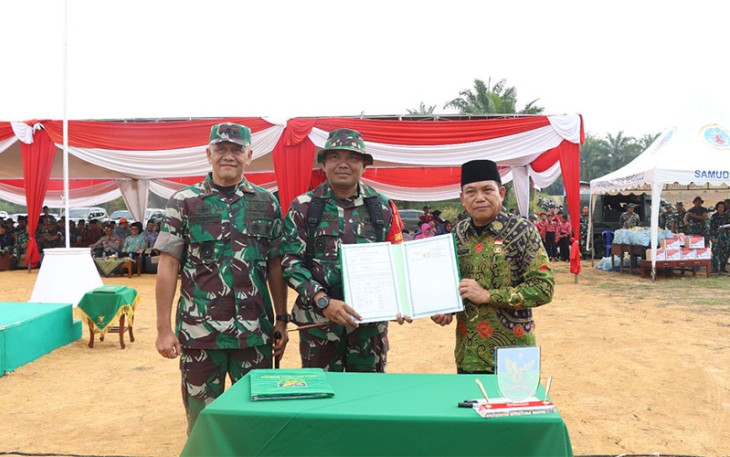 TMMD Reguler ke-117 Kodim 0407/Kota Bengkulu Resmi Ditutup Danrem 041/Gamas