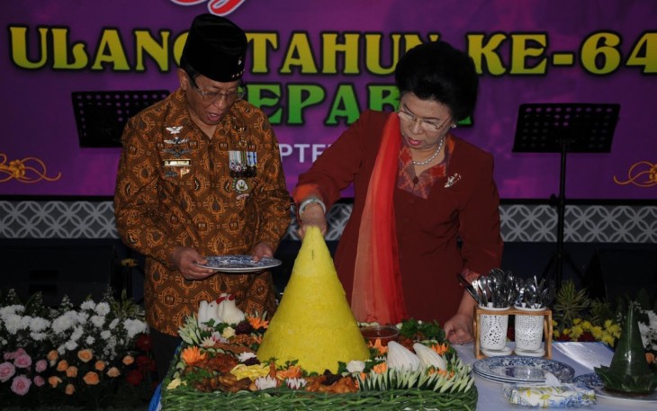 Potong Tumpeng Peringatan HUT Ke-64 Pepabri Tahun 2023 