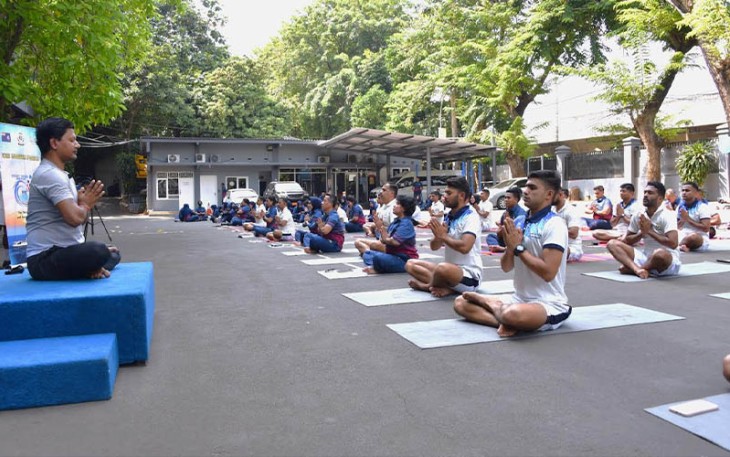 Bakamla RI Olah Raga Bersama Indian Coast Guard