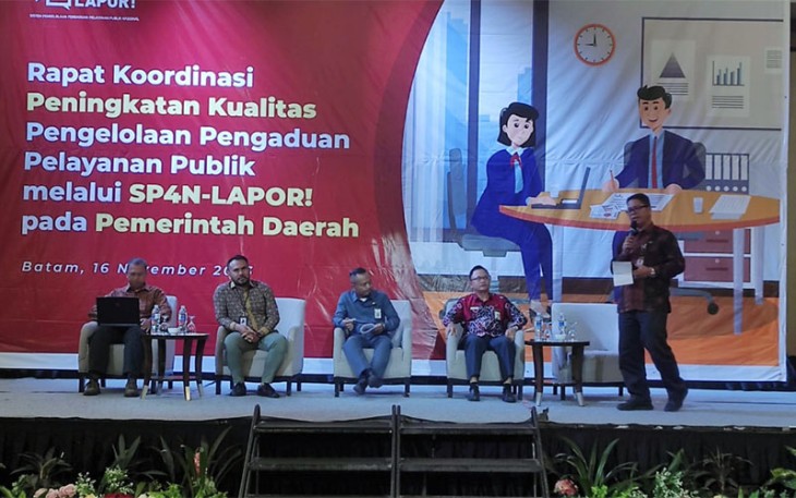 Rakor Peningkatan Kualitas SP4N-LAPOR! di Batam