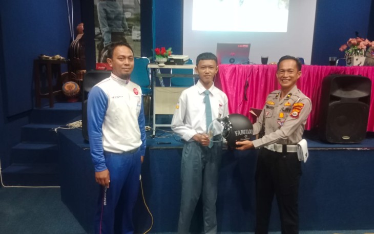 Polisi Ajak Pelajar dan Pihak Sekolah Tertib Lalu Lintas 