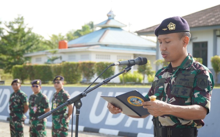 Personel Wing Udara 1 Laksanakan Upacara Peringatan Hari Sumpah Pemuda