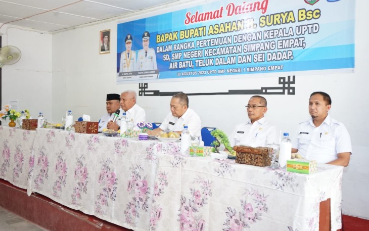 Bupati Asahan Hadiri Silaturahmi Keluarga Besar UPTD Disdik Di Kec. Simpang Empat