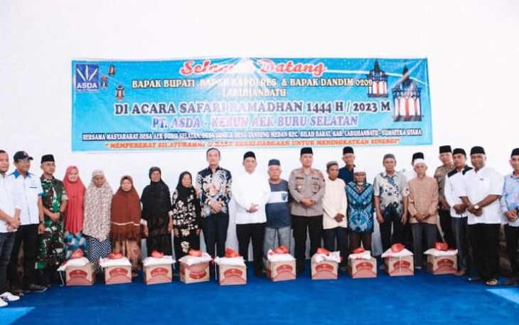 Bupati Labuhanbatu saat Hadiri Safari Ramadhan di PT ASDa 