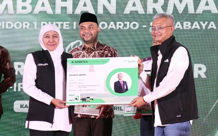 Gubernur Jawa Timur Khofifah Indar Parawansa saat peresmian.