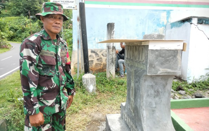 Dan SSK TMMD Ke-116 Kodim 1310/Bitung Kapten Inf Fredrik Liwutang