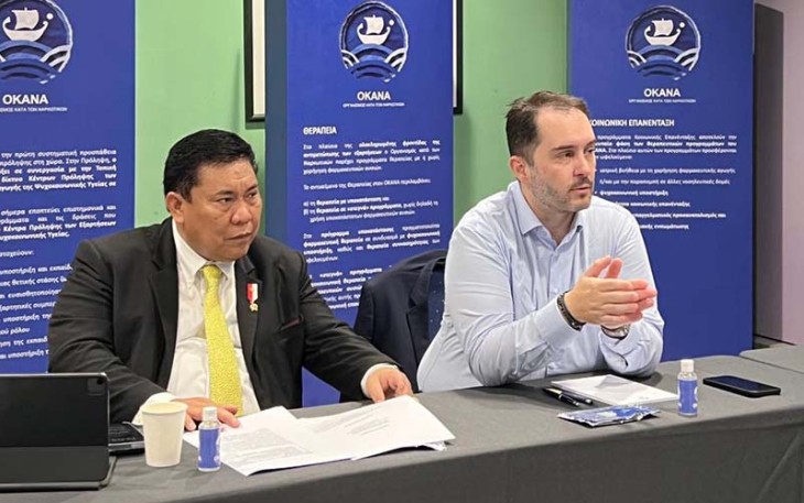 Kepala BNN RI saat Kunjungan Komparasi ke OKANA-Greek Organization Against Drugs