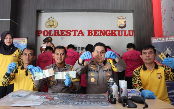 Konferensi Pers Polresta Bengkulu