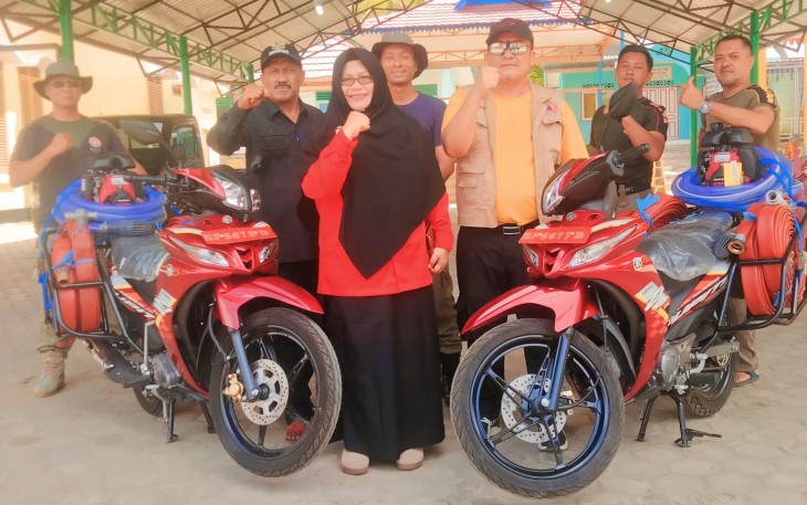 BPBD Bintan Serahkan Dua Unit Motor Pemadam Kebakaran Untuk Kecamatan Tambelan 