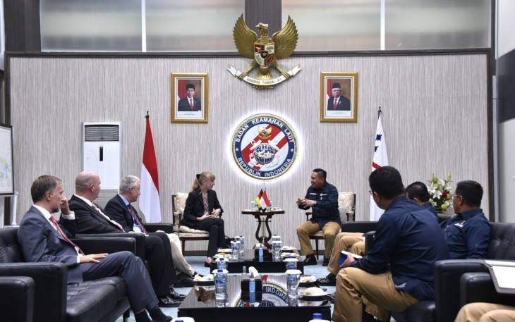Bakamla RI Terima Courtesy Call Duta Besar Jerman