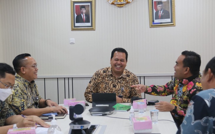 Bupati Blora Arief Rohman saat berkunjung ke sejumlah Kementerian di Jakarta.