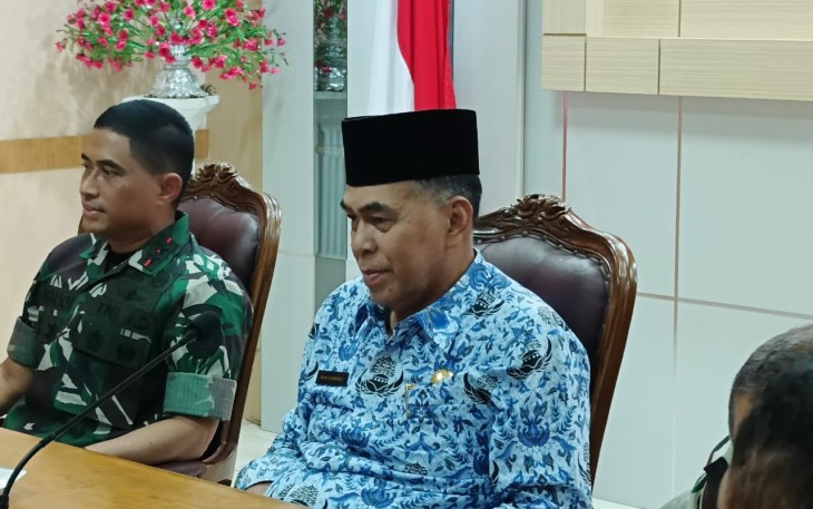 Bupati Natuna Sambut Baik Audensi dari Komandan Danpussenarmed 