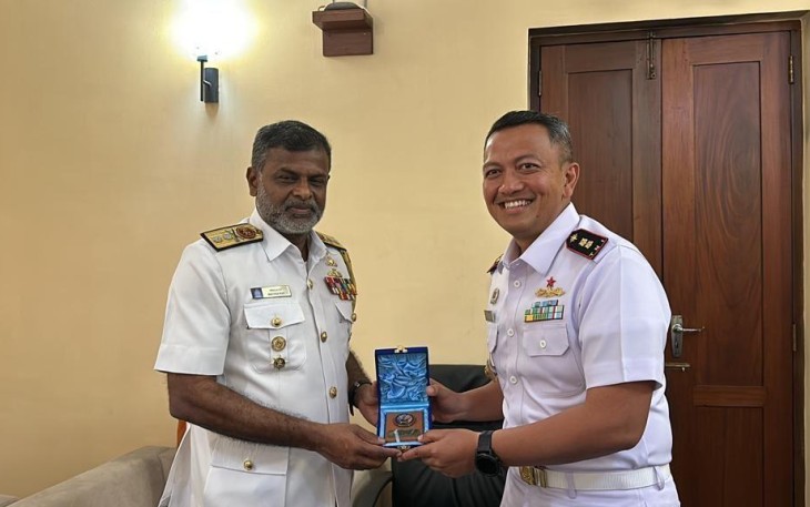 TNI AL Courtesy Call ke Sri Lanka Naval Headquarters