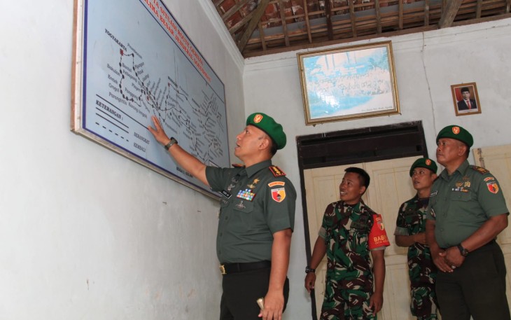 Dandim 0806/Trenggalek Kunjungi Tempat Peristirahatan Jenderal Sudirman