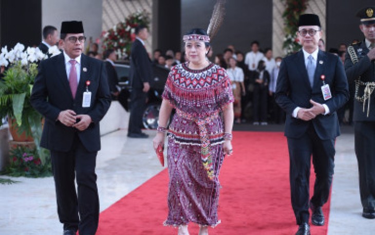 Ketua DPR RI Puan Maharani di Gedung Nusantara, Kompleks Parlemen, Senayan, Jakarta, Rabu (16/8/2023). Puan di Gedung Nusantara, Kompleks Parlemen, Senayan, Jakarta, Rabu (16/8/2023).