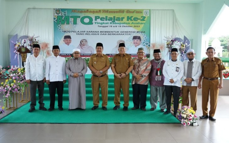 Wakil Bupati Asahan Buka MTQ Pelajar Ke-II Tingkat Kabupaten Asahan Tahun 2023