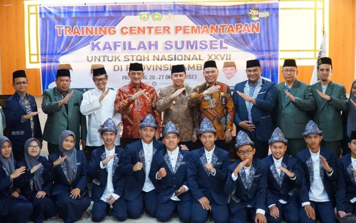 Kafilah Sumsel Jadi yang Terbaik di Luar Pulau Jawa pada Ajang STQH Nasional Tahun 2023