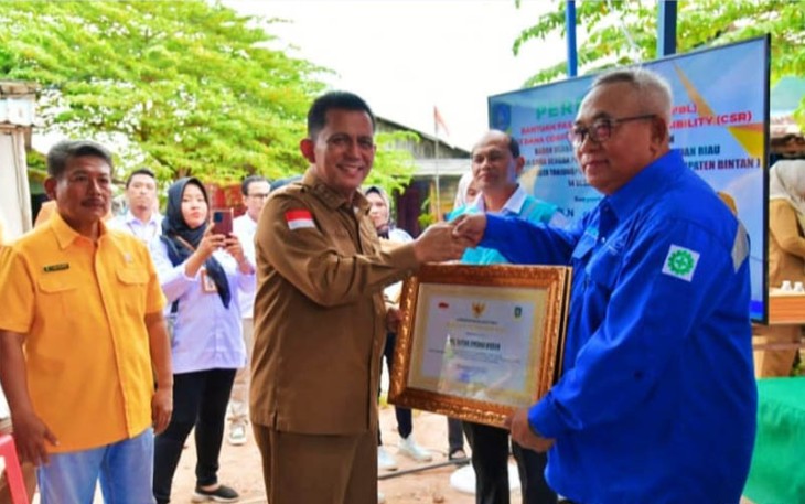 Gubernur Ansar saat Resmikan BPBL Gratis dari Dana CSR di Batam