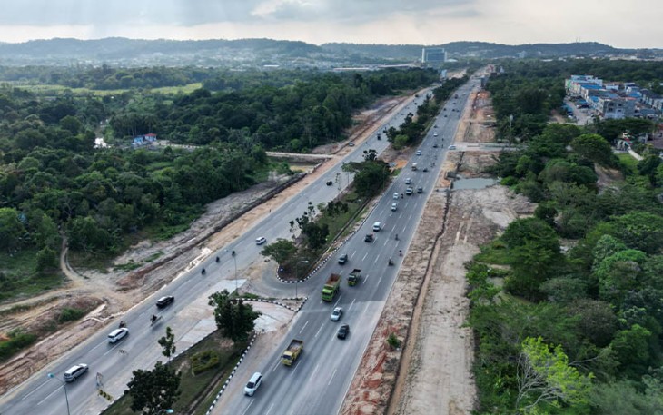Potret jalan utama Kota Batam saat ini