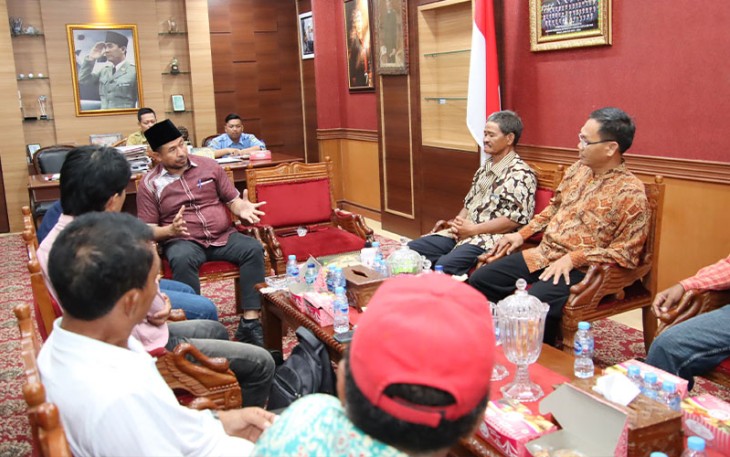 Ketua DPRD Kota Batam Nuryanto saat Menerima Kunjungan Pengurus DPC Perdamindo Kota Batam