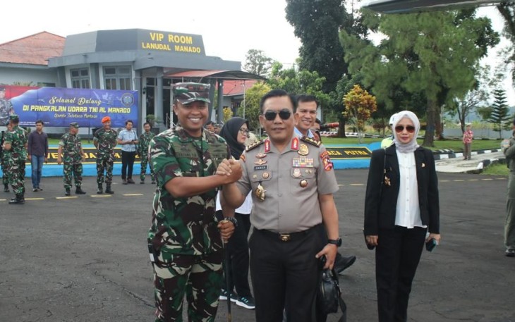 Lanudal Manado Dukung Pelayanan Penerbangan Kunker Plt Gubernur Lemhannas RI