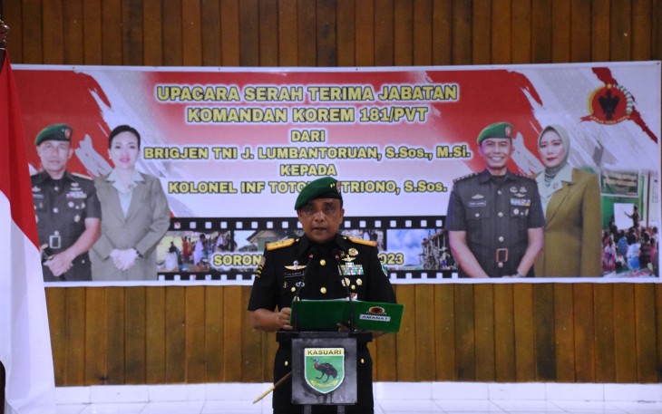 Pangdam XVIII/Kasuari, Mayjen TNI Ilyas Alamsyah, S.E., M.Tr.(Han)., CGCAE