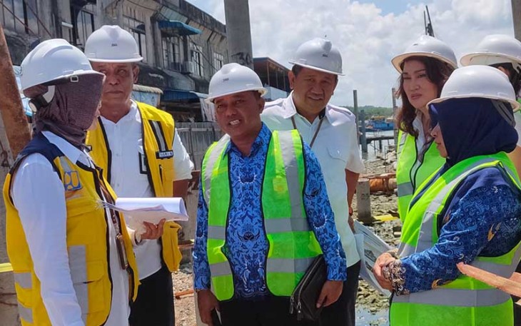 Wali Kota Bersama Cen Sui Lan saat Tinjau Progres Pembangunan Pasar Baru Tanjungpinang 
