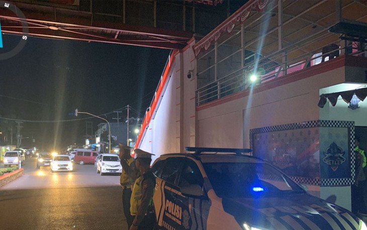  Polres Kepahiang saat Patroli Blue Light